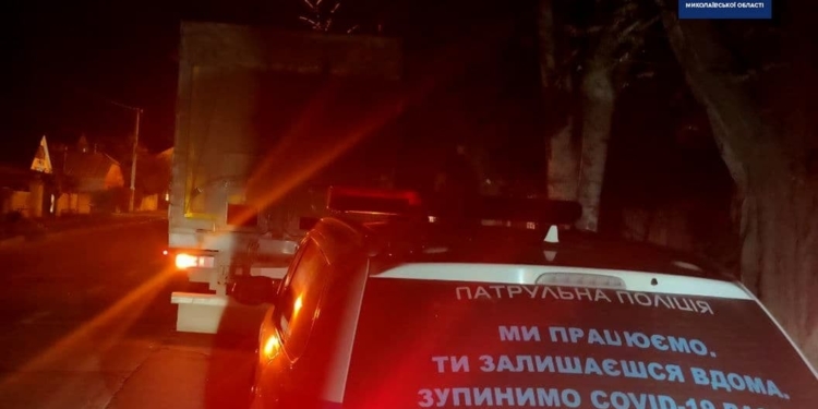 В Николаеве патрульные задержали водителя грузовика «под кайфом» (ФОТО)