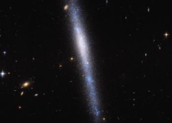 Hubble запечатлел уникальный звездный “водопад”