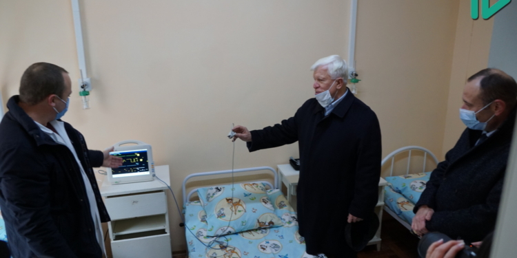 Благодаря НИБУЛОНУ в детской больнице №2 запустили в работу 38 кислородных точек (ФОТО, ВИДЕО)