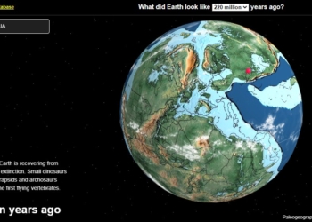 Палеонтолог разработал глобус, на котором можно посмотреть, где был ваш дом последние 700 миллионов лет (ФОТО)