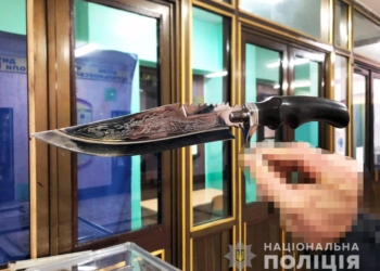 На территории школы в Корабельном районе задержали мужчину с ножом, который скрывался там от «преследования»