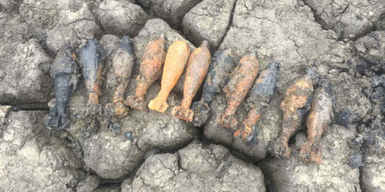 На Николаевщине обезвредили 11 минометных мин времен Второй Мировой войны (ФОТО)