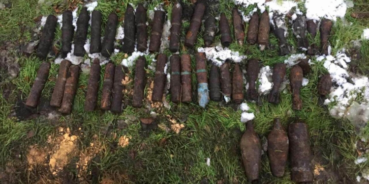 Артснаряды, мины и граната: на Николаевщине пиротехники обезвредили 40 взрывоопасных предметов (ФОТО)