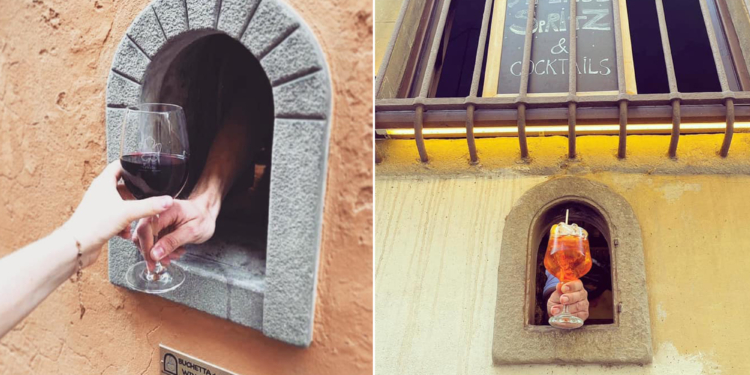 Как во время чумы: в итальянской Флоренции снова заработали «винные окошки»