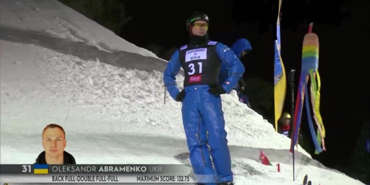 Николаевский фристайлист Александр Абраменко по решению судей стал 4-м на этапе Кубка мира по фристайлу (ВИДЕО)