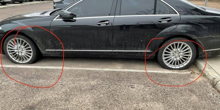 В Николаеве порезали шины авто нового члена исполкома