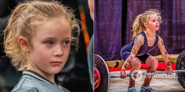 7-летняя девочка из Канады подняла 80-килограммовую штангу