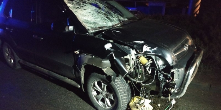 В Николаеве автомобиль Hyundai на высокой скорости сбил пешехода – человека разорвало пополам