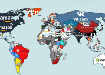 Ресурс Maps on The Web составил карту наиболее посещаемых сайтов в каждой стране. Невероятно, но в Украине таким оказалась Википедия