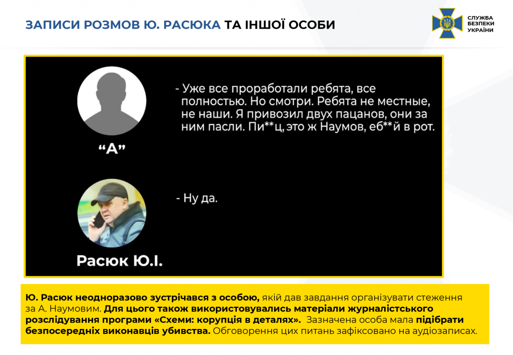 СБУ опубликовала детали организации заказного убийства бывшим первым замом Баканова (ВИДЕО, ФОТО, АУДИО) 1