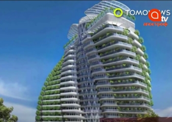 Красота с пользой. На Тайване достраивают эко-небоскреб – будет пожирать углекислый газ