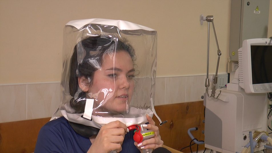 Николаевская больница купила шлемы для дыхания больных COVID за 15 тыс.грн. (ВИДЕО) 1