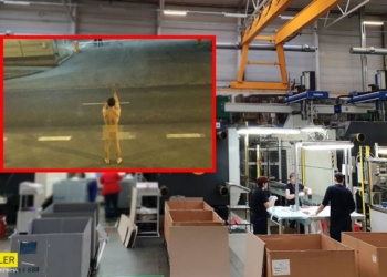 Голый украинец пришел прощаться с адской работой в Польше