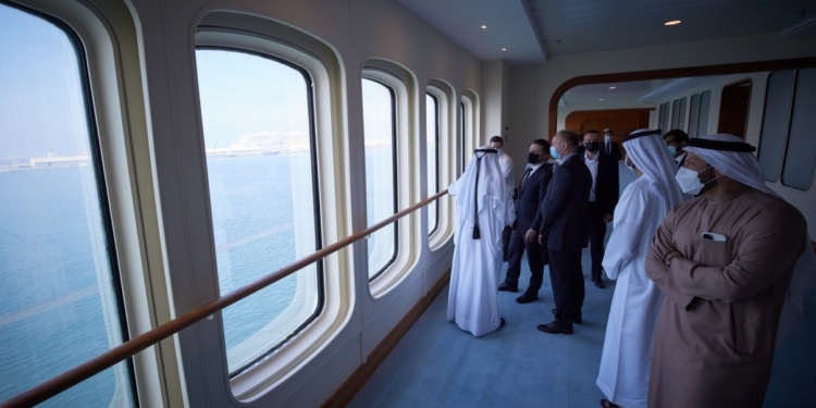 Зеленский призвал бизнес ОАЭ развивать речные перевозки в Украине (ФОТО)