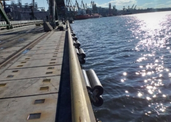 Николаевский морской порт завершил ремонт 208-метрового причала (ФОТО)