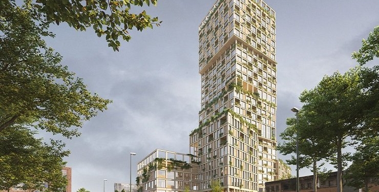 В Берлине построят 98-метровый деревянный небоскреб за 90 млн. евро