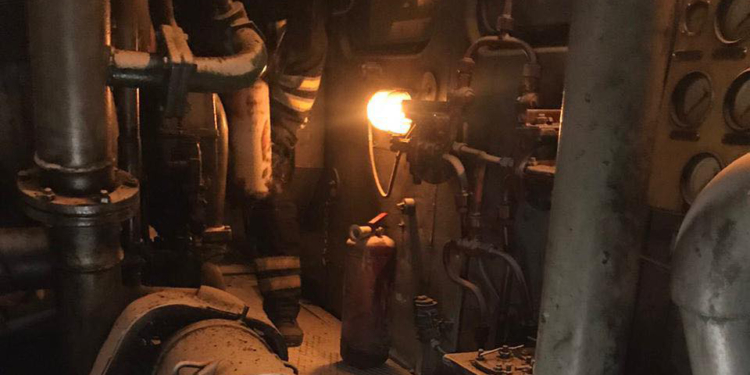 В Корабельном районе Николаева загорелся тепловоз (ФОТО)