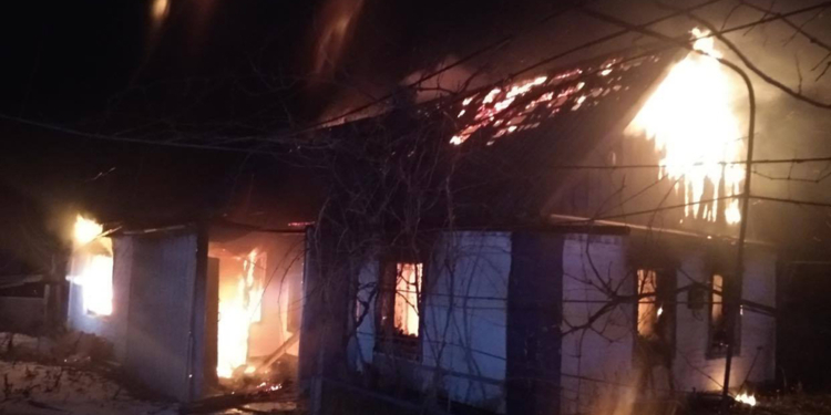 В Новом Буге на пожаре погибла женщина (ФОТО)