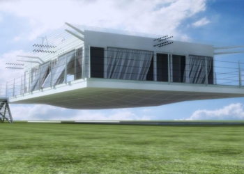 Японская компания строит дома, которые могут парить над землей (ВИДЕО)