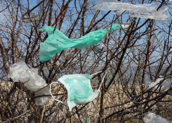 В Австралии из медицинских масок сделали дорожное покрытие