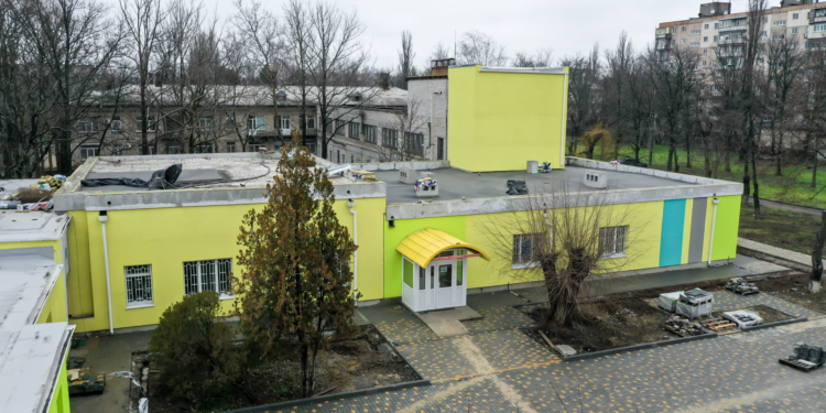 Триває ремонт радіологічного корпусу КНП «Миколаївський обласний центр онкології» (ФОТО, ВІДЕО)