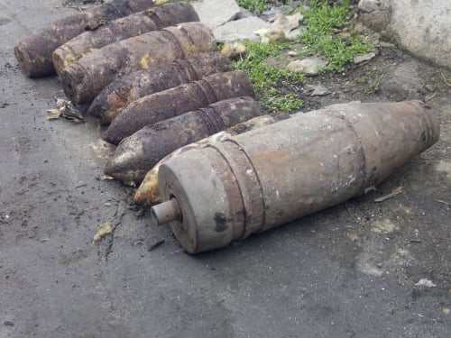 В Варваровке нашли 8 снарядов - вызвали спасателей (ФОТО) 1