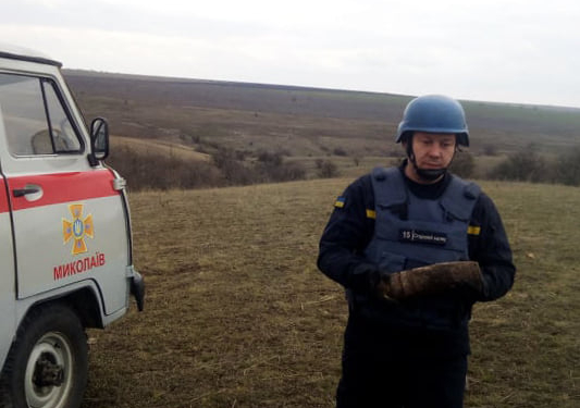 В Варваровке нашли 8 снарядов – вызвали спасателей (ФОТО)