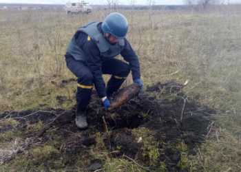 С приходом весны из-под земли «полезли» взрывоопасные предметы. На Николаевщине обезвредили минометную мину (ФОТО)