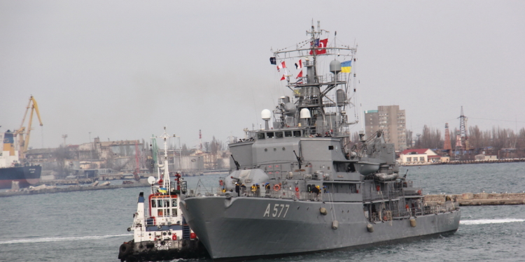 В Одессу зашли четыре корабля Второй постоянной противоминной группы НАТО SNMCMG2 (ФОТО)