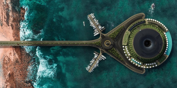 Практически остров. В Катаре построят плавучий эко-отель (ФОТО)