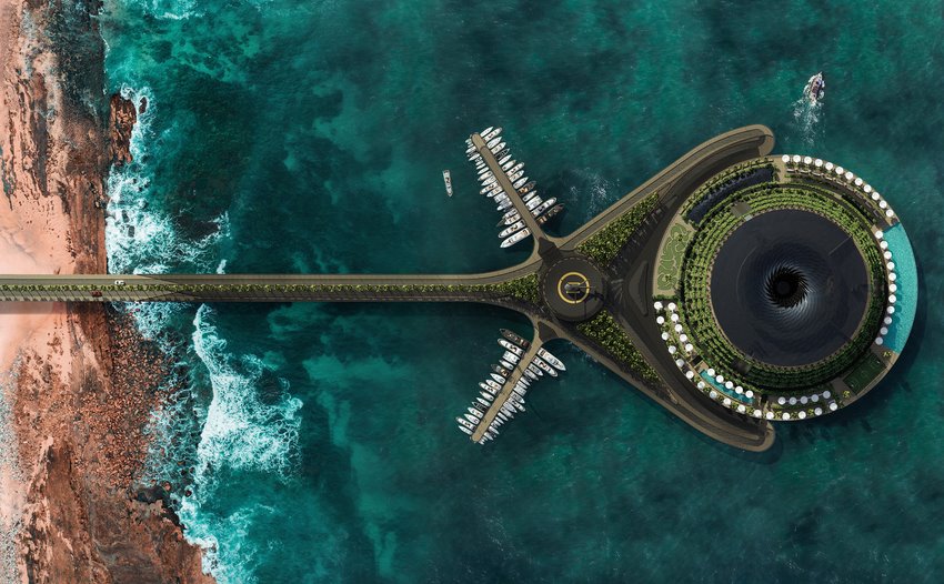 Практически остров. В Катаре построят плавучий эко-отель (ФОТО) 11
