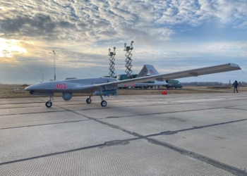 На Тендровской косе испытали ударные беспилотники Bayraktar TB2 (ФОТО)