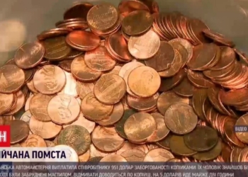 Копеечная месть: хозяин автомастерской выплатил долг по зарплате кучей грязных монет