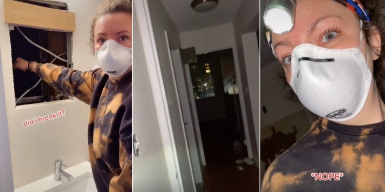 Жительница Нью-Йорка нашла тайную квартиру за зеркалом в своей ванной (ВИДЕО)