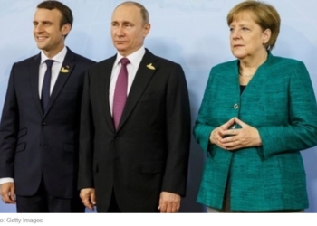 О нас без нас. Путин пожаловался Меркель и Макрону на Украину