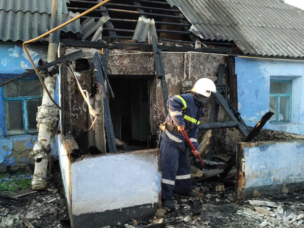 На Николаевщине 27-летний мужчина, из-за которого и произошел пожар, получил 25% ожогов тела 1