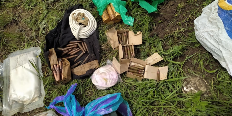 На Николаевщине обнаружили схрон с боеприпасами (ФОТО)