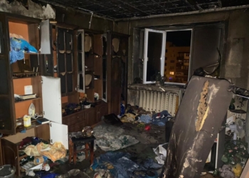 Ночью в Николаеве на пожаре погибла женщина (ФОТО)