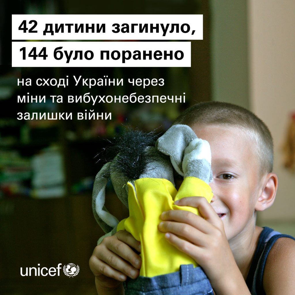 На Донбассе за время войны погибли 42 ребенка, еще 144 ранены - из-за мин 3