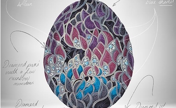 К юбилею Игры Престолов Fabergе представил бриллиантовое яйцо за $2,2 млн. (ФОТО, ВИДЕО)