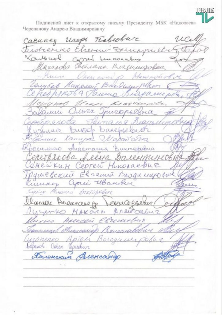 Болельщики МБК «Николаев» просят президента клуба отстранить главного тренера. Открытое письмо 5