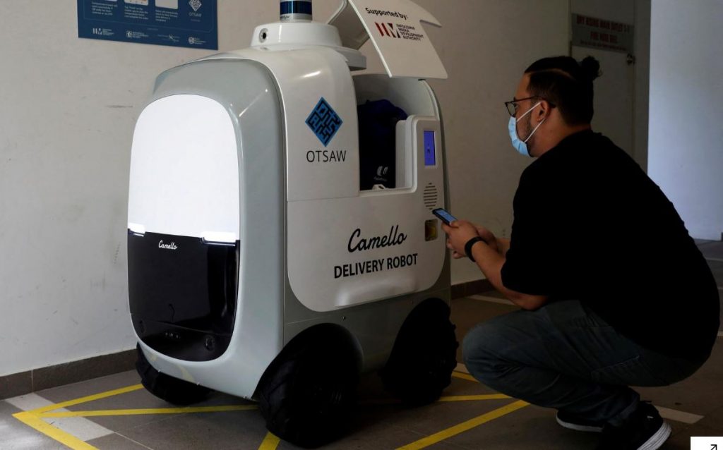 Возможности вместо запретов. В Сингапуре задействовали роботов для доставки товаров на дом (ФОТО) 5