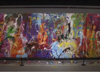 Посетители выставки по ошибке дорисовали чужое граффити стоимостью в сотни тысяч долларов (ВИДЕО)