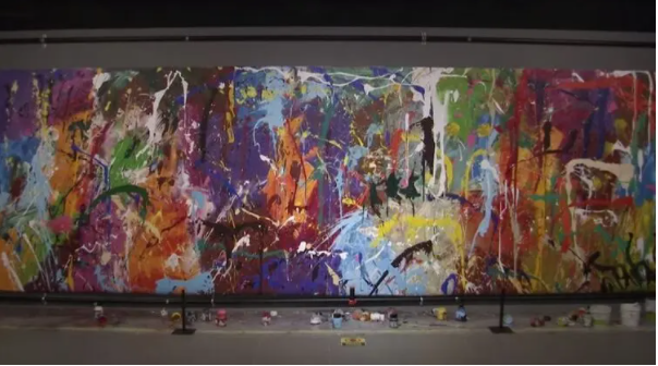 Посетители выставки по ошибке дорисовали чужое граффити стоимостью в сотни тысяч долларов (ВИДЕО) 1