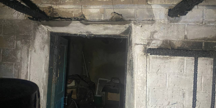 Ночью в Арбузинке тушили веранду летней кухни