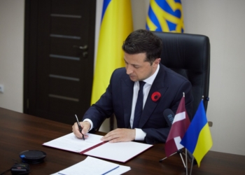 Президенты Украины и Латвии онлайн подписали совместную Декларацию о европейской перспективе Украины (ФОТО)