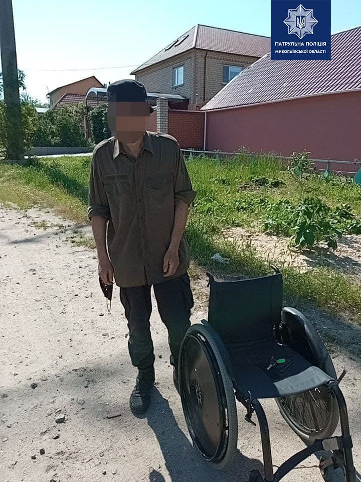 В Николаеве патрульные задержали «угонщика» инвалидной коляски (ФОТО) 3