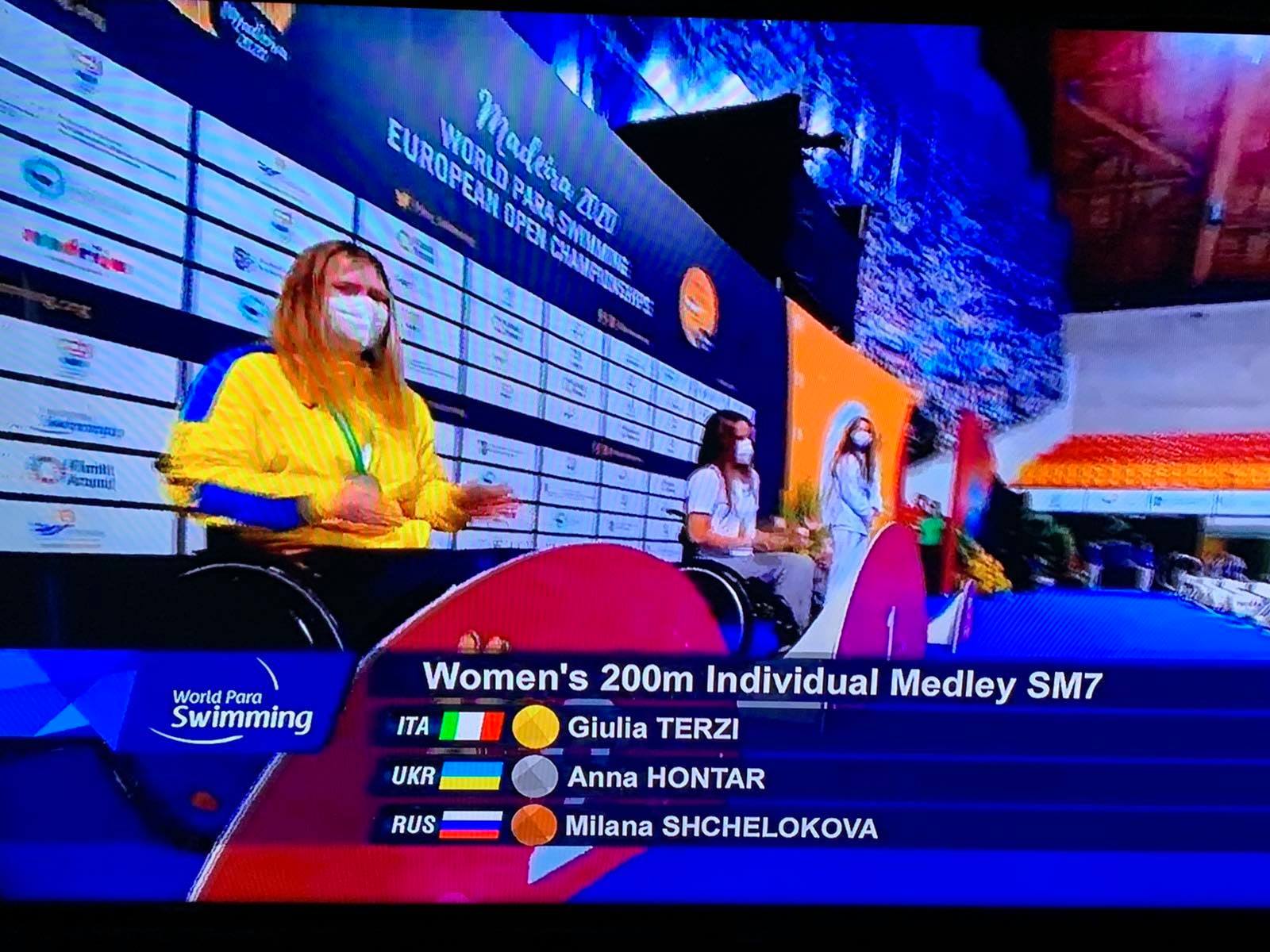 Николаевская спортсменка завоевала «серебро» чемпионата Европы по плаванию среди спортсменов с поражениями опорно-двигательного аппарата (ФОТО)