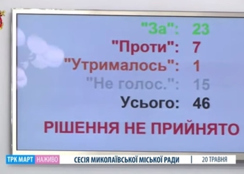 Николаевский горсовет не проголосовал за отмену статуса регионального русскому языку