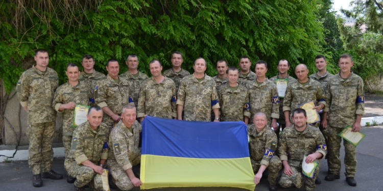 В Николаеве завершились двухнедельные сборы резервистов (ФОТО)